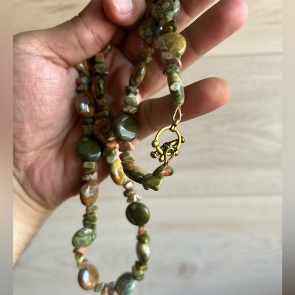 Rhyolite Jasper Necklace, 26” - Picture 6 of 7